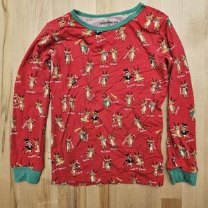 Magnetic Me Rollicking Reindeer 4T Pajama Top Toddler PJs Christmas Holiday